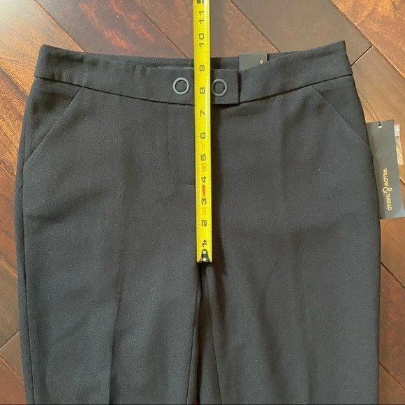 Willow & Thread Pants Black Slim Cigarette Leg Trousers Size 0 NWT - Picture 14 of 16